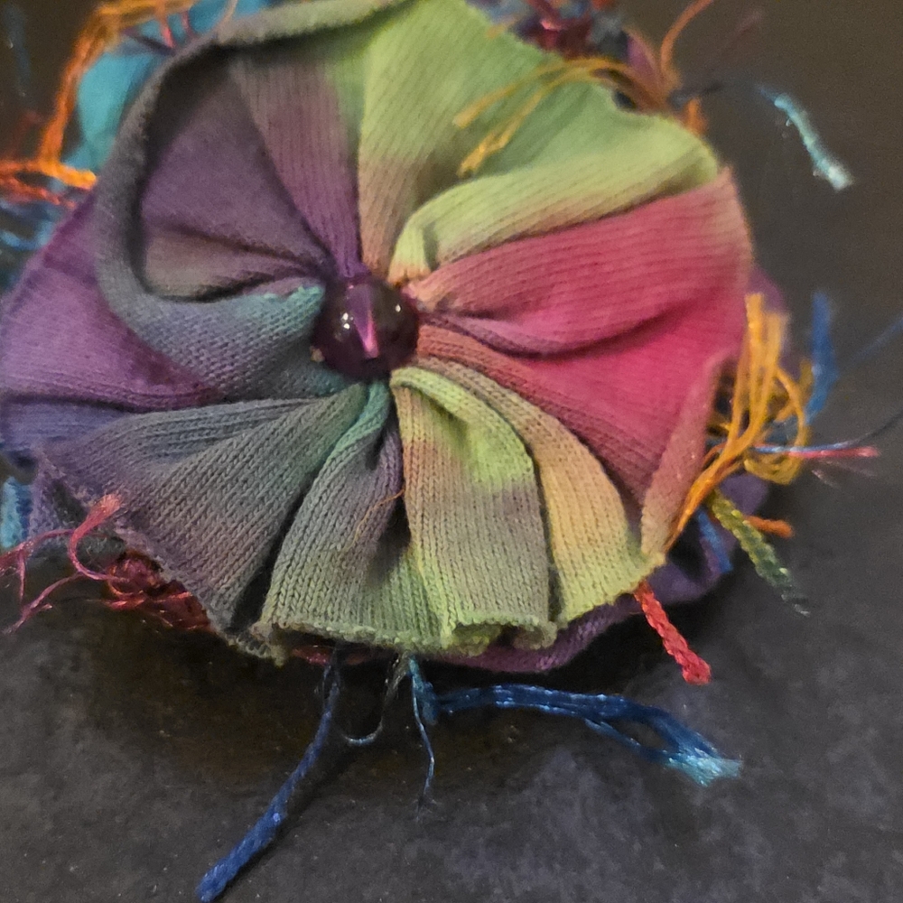 Yo-Yo Style Artisan Thread-Wrapped Statement Neck… - image 2